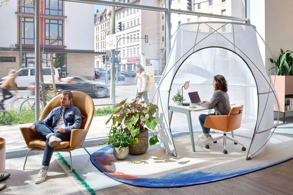 moderne Arbeitswelt büroform