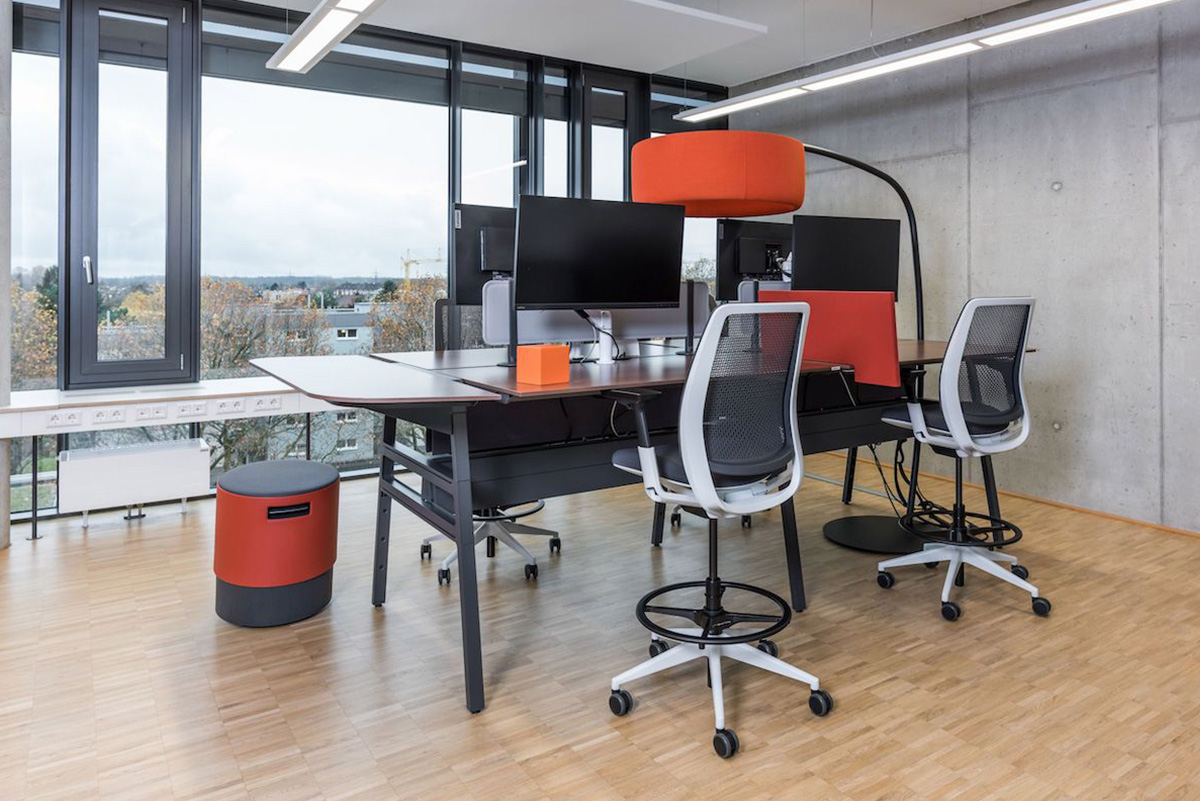 büroform attraktiver Arbeitsplatz