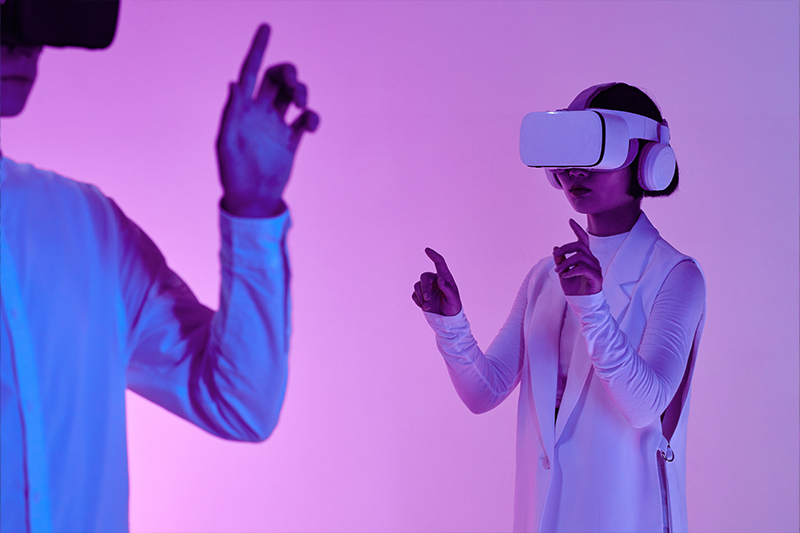 Digitales Büro VR Brille