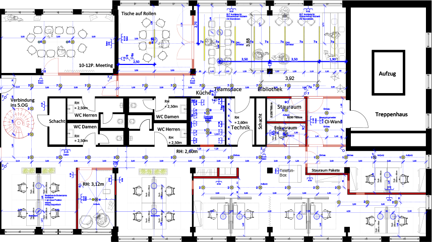 büroform Detailplanung