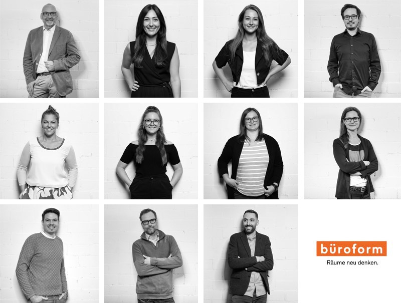 Mitarbeiter büroform
